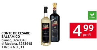 Transgourmet CONTE DE CESARE BALSAMICO per Fl. Angebot