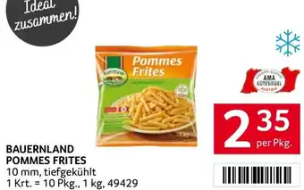 Transgourmet BAUERNLAND POMMES FRITES 10 mm, tiefgekühlt per Pkg. Angebot