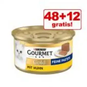 Zooplus 48 + 12 gratis! 60 x 85 g gourmet gold Angebot