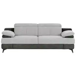 XXXLutz Dreisitzer-sofa in chenille graphitfarben, silberfarben Angebot