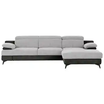 XXXLutz Ecksofa in chenille graphitfarben, silberfarben Angebot