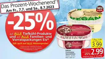 Spar Eskimo Cremissimo Spezialitäten 900-1300 ml Angebot