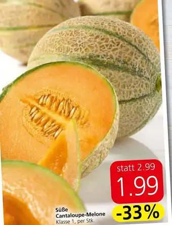 Spar Süße Cantaloupe-Melone Klasse 1, per Stk. Angebot