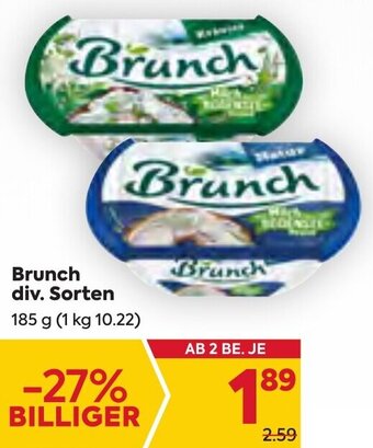 Billa Brunch div. Sorten 185 g Angebot