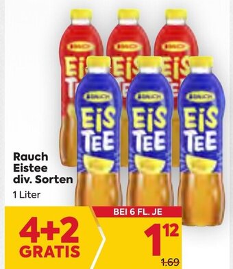 Billa Rauch Eistee div. Sorten 1 Liter Angebot