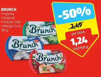 Hofer BRUNCH • Paprika, • Original, Kräuter oder • Mango Curry 185 g Angebot