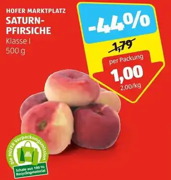 Hofer HOFER MARKTPLATZ SATURN-PFIRSICHE Klasse I 500 g Angebot