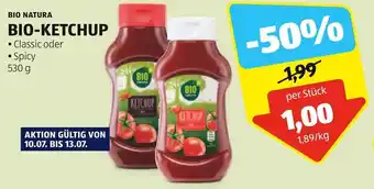 Hofer BIO NATURA BIO-KETCHUP 530 g Angebot
