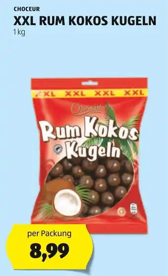Hofer CHOCEUR XXL RUM KOKOS KUGELN 1 kg Angebot
