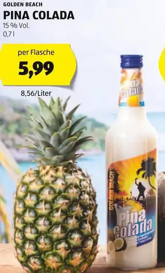 GOLDEN BEACH PINA COLADA 0,7 L