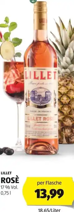 LILLET ROSÈ 0,75L