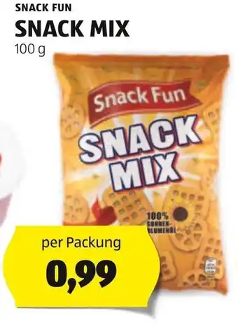 Hofer SNACK FUN SNACK MIX 100 g per Packung Angebot