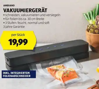 Hofer AMBIANO VAKUUMIERGERÄT per Stück Angebot