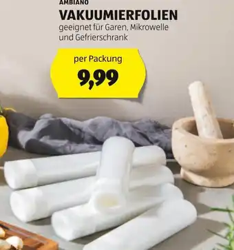 Hofer AMBIANO VAKUUMIERFOLIEN per Packung Angebot