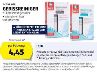 Hofer ACTIVE MED GEBISSREINIGER per Packung Angebot