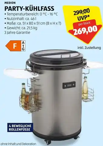 Hofer MEDION PARTY-KÜHLFASS Angebot