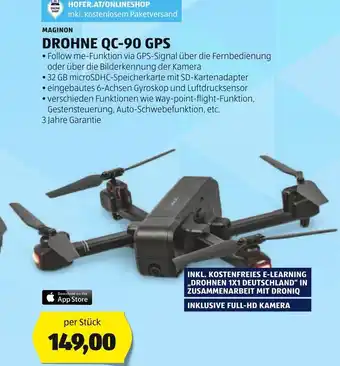 Hofer MAGINON DROHNE QC-90 GPS per Stück Angebot