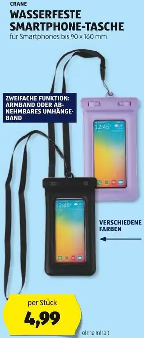 Hofer CRANE WASSERFESTE SMARTPHONE-TASCHE per Stück Angebot