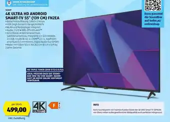 Hofer SHARP 4K ULTRA HD ANDROID SMART-TV 55" (139 CM) FN2EA Angebot