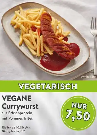 Interspar VEGANE Currywurst Angebot