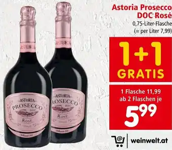 Interspar Astoria Prosecco DOC Rosé 0,75-Liter-Flasche Angebot