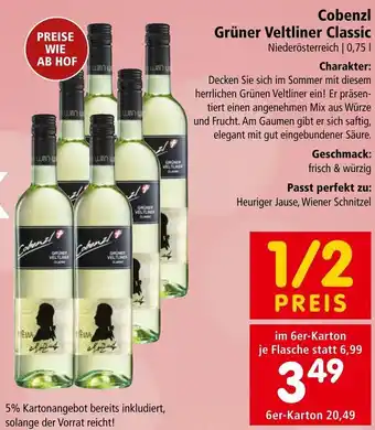 Interspar Cobenzl Grüner Veltliner Classic Niederösterreich | 0,75 | Angebot