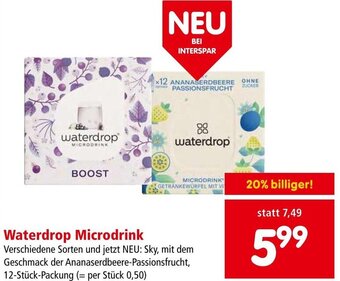 Interspar Waterdrop Microdrink Angebot