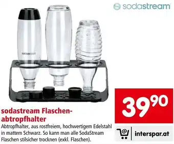 Interspar sodastream Flaschen-abtropfhalter Angebot