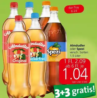 Interspar Almdudler oder Spezi versch. Sorten 1,5 Liter Angebot