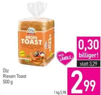 Sutterlüty Ölz Riesen Toast 500 g Angebot