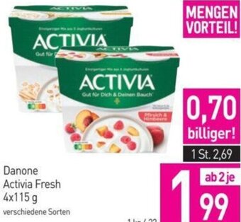 Sutterlüty Danone Activia Fresh 4x115 g Angebot