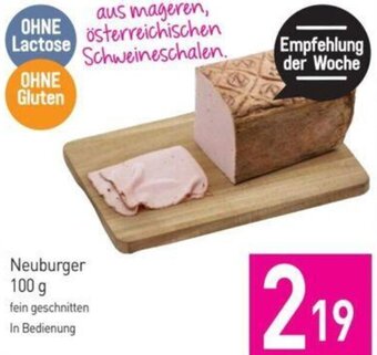 Sutterlüty Neuburger 100 g Angebot