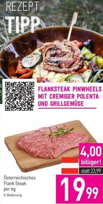 Sutterlüty Österreichisches Flank Steak per kg In Bedienung Angebot