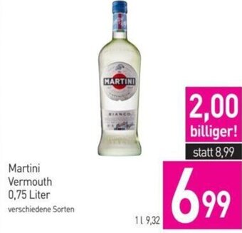 Sutterlüty Martini Vermouth 0,75 Liter Angebot