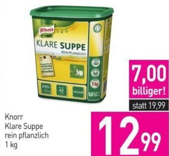 Sutterlüty Knorr Klare Suppe rein pflanzlich 1 kg Angebot