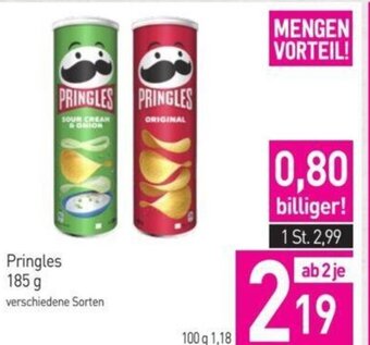 Sutterlüty Pringles 185 g Angebot