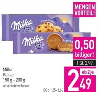 Sutterlüty Milka Kekse 150 g- 200 g Angebot