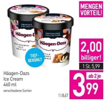 Sutterlüty Häagen-Dazs Ice Cream 460 ml Angebot