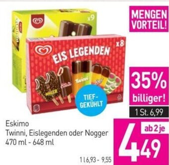 Sutterlüty Eskimo Twinni, Eislegenden oder Nogger 470 ml - 648 ml Angebot