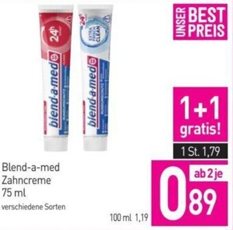 Sutterlüty Blend-a-med Zahncreme 75 ml Angebot