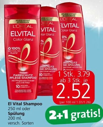 Spar Elvital shampoo Angebot