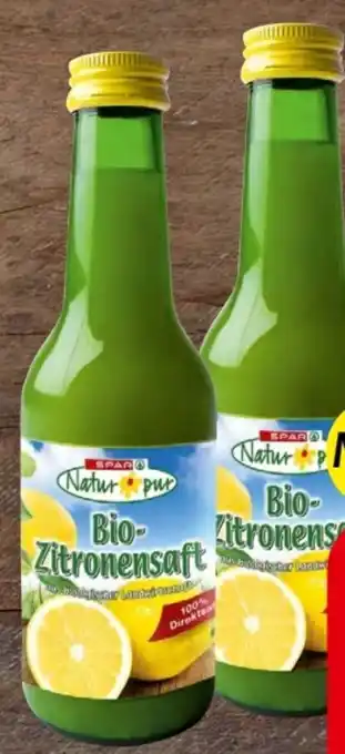 Spar Bio zitronensaft Angebot