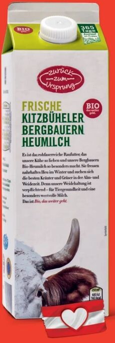 Hofer Bio-bergbauern vollmilch Angebot