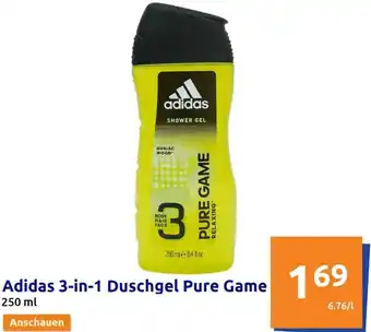 Action Adidas 3-in-1 Duschgel Pure Game 250 ml Angebot