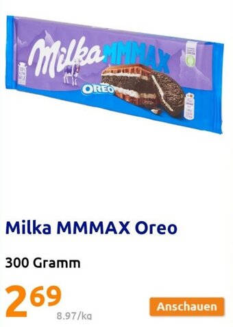 Action Milka MMMAX Oreo 300 Gramm Angebot
