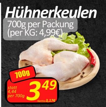 Wurstico Hühnerkeulen 700g Angebot