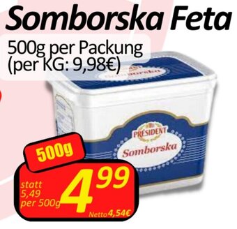 Wurstico Somborska Feta 500g Angebot