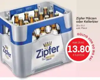MPreis Zipfer Märzen oder Kellerbier 20 x 0.5 1 Angebot