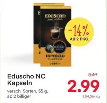 MPreis Eduscho NC Kapseln 55 g Angebot