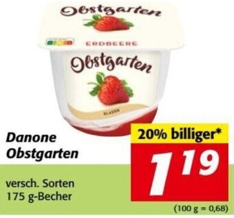 Nah&Frisch Danone Obstgarten 175g Angebot